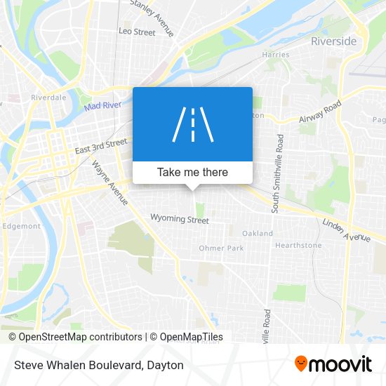 Steve Whalen Boulevard map