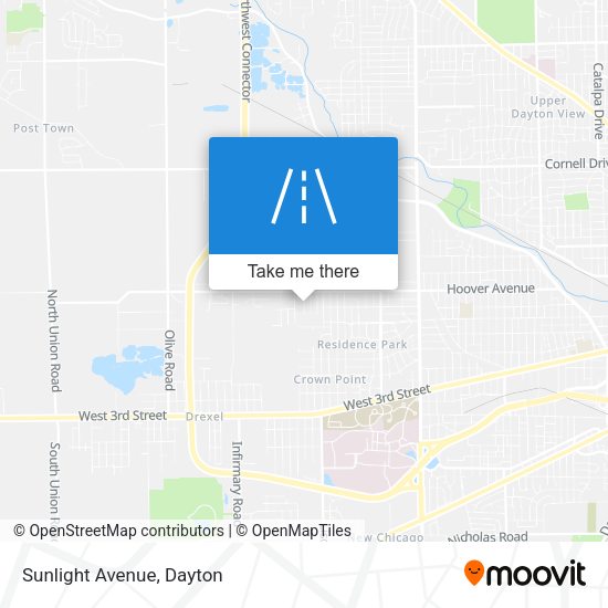 Mapa de Sunlight Avenue