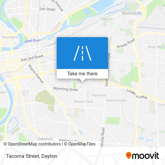 Mapa de Tacoma Street