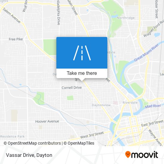 Vassar Drive map