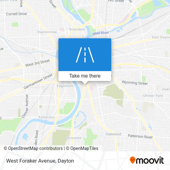 West Foraker Avenue map