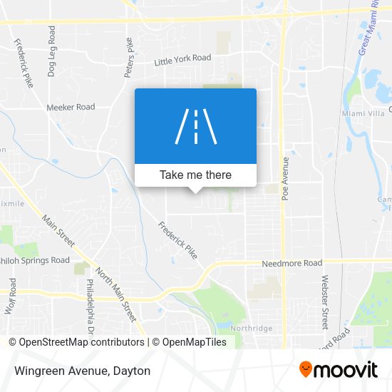 Mapa de Wingreen Avenue