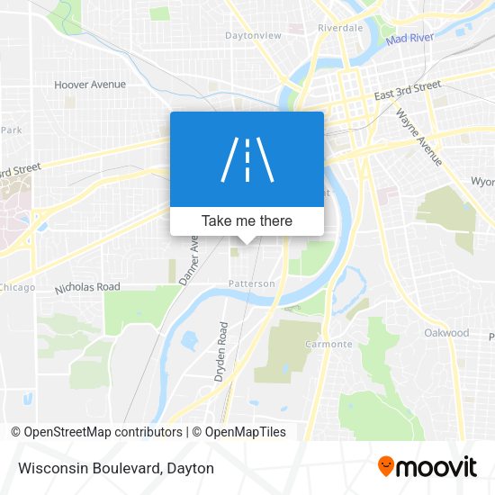 Mapa de Wisconsin Boulevard
