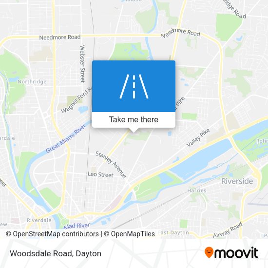 Mapa de Woodsdale Road