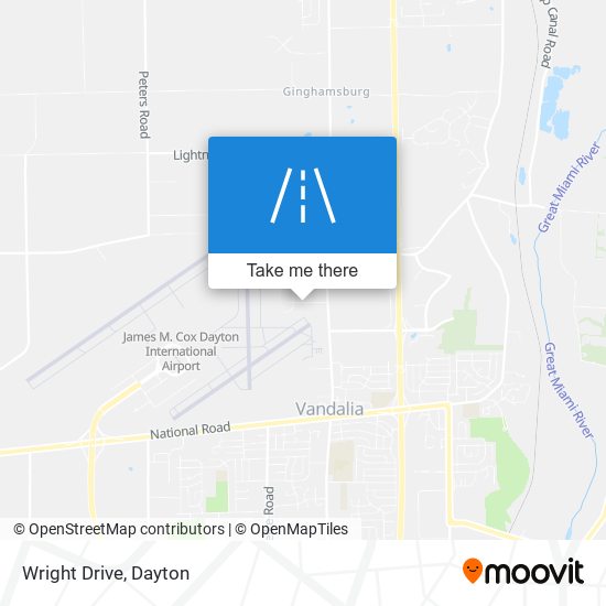 Wright Drive map