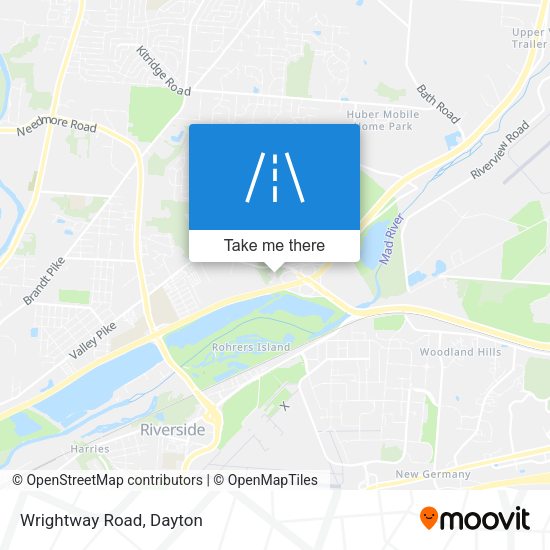 Mapa de Wrightway Road
