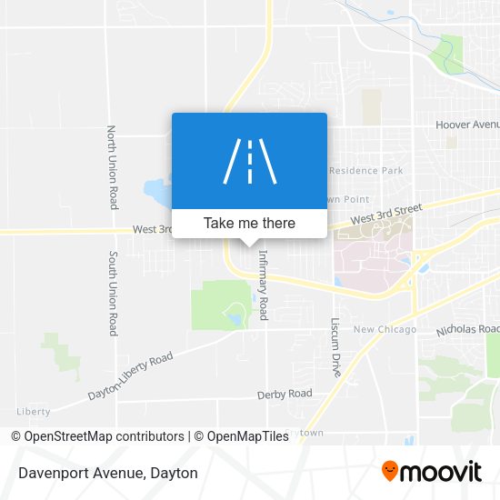 Davenport Avenue map