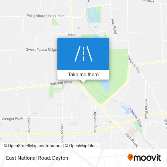 East National Road map