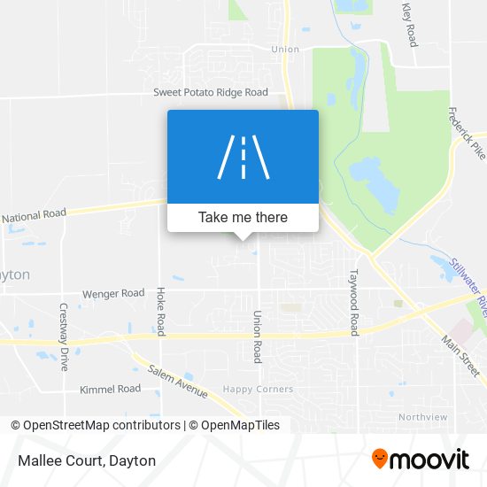 Mallee Court map