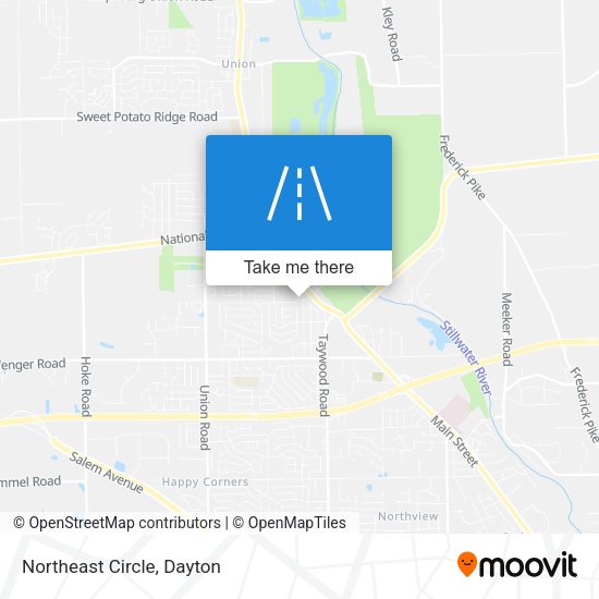 Mapa de Northeast Circle
