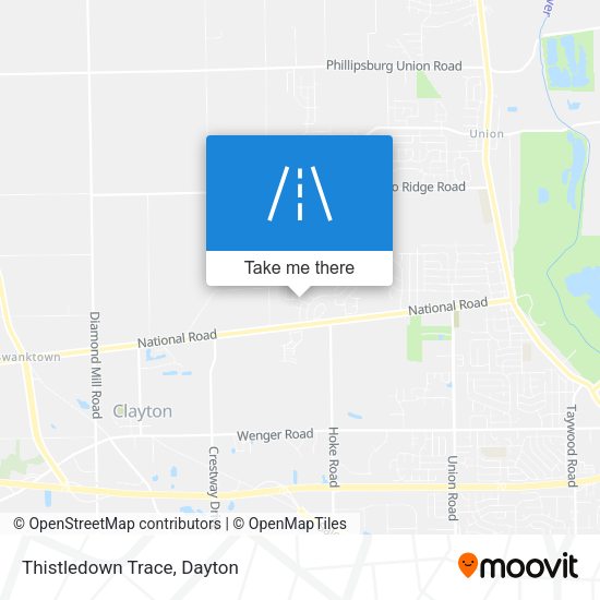 Mapa de Thistledown Trace