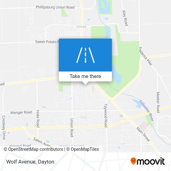 Wolf Avenue map