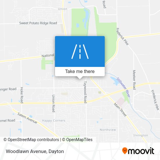 Mapa de Woodlawn Avenue