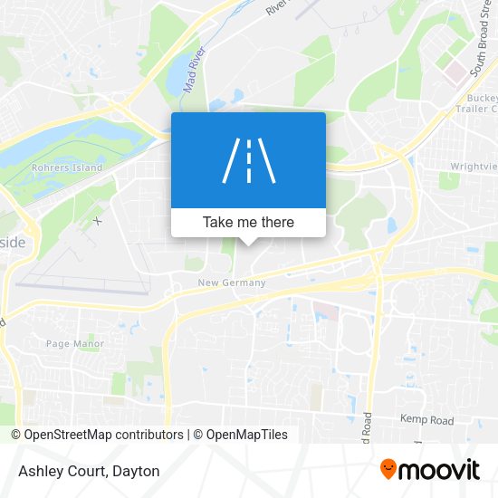 Mapa de Ashley Court