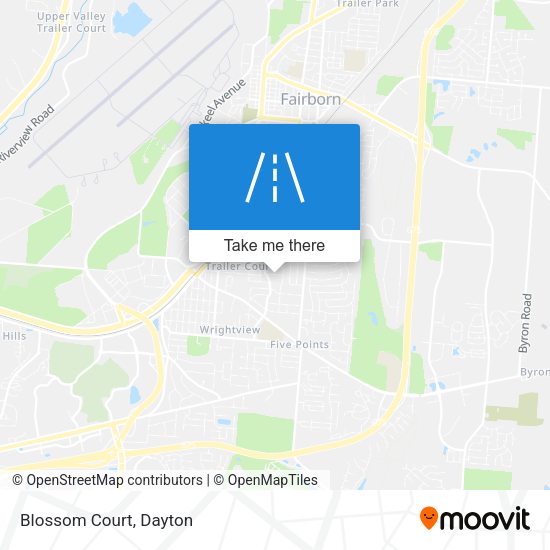 Mapa de Blossom Court