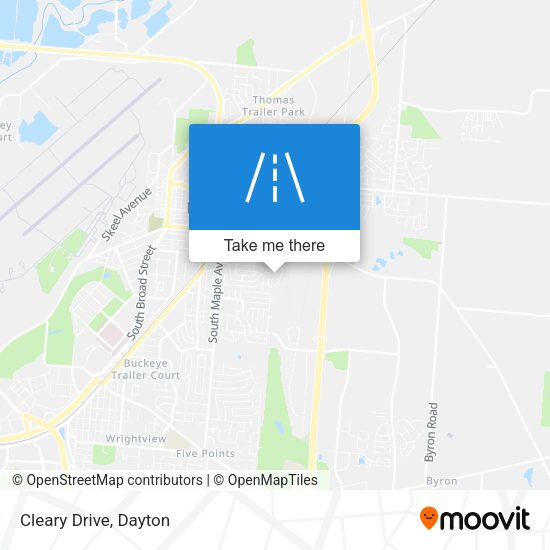 Mapa de Cleary Drive