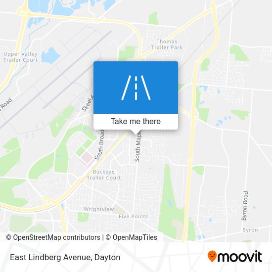 East Lindberg Avenue map