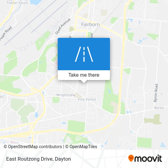 Mapa de East Routzong Drive