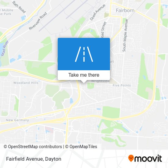 Mapa de Fairfield Avenue