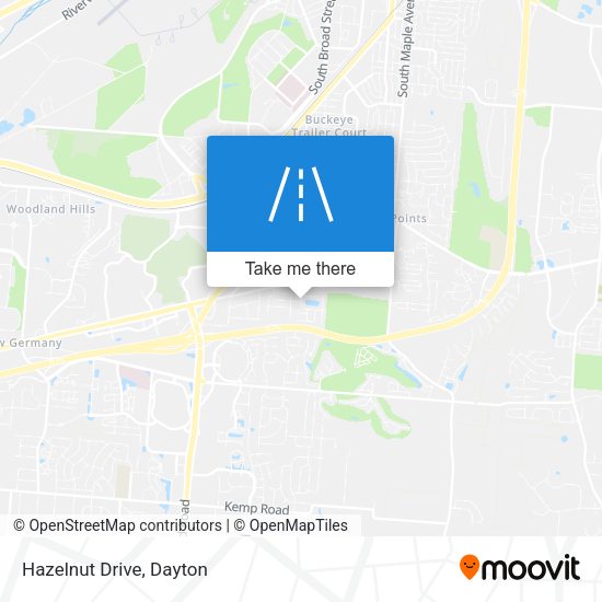 Mapa de Hazelnut Drive