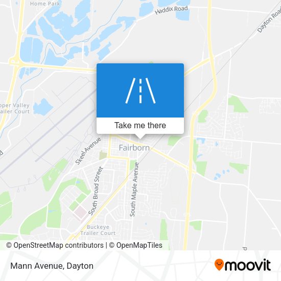 Mapa de Mann Avenue