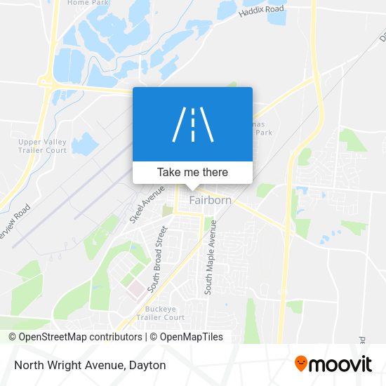 Mapa de North Wright Avenue