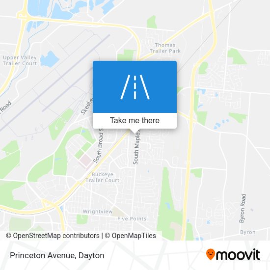 Mapa de Princeton Avenue