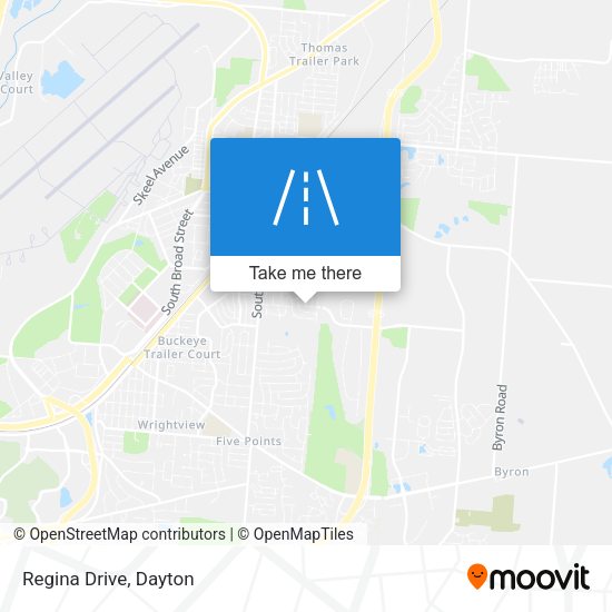 Mapa de Regina Drive