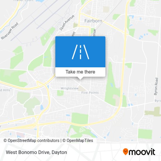 Mapa de West Bonomo Drive