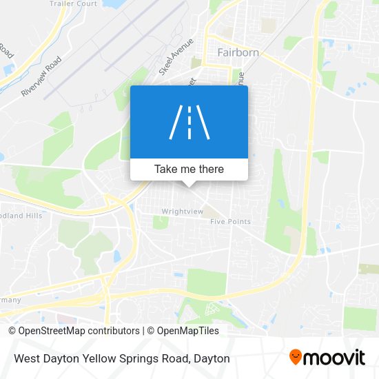 Mapa de West Dayton Yellow Springs Road