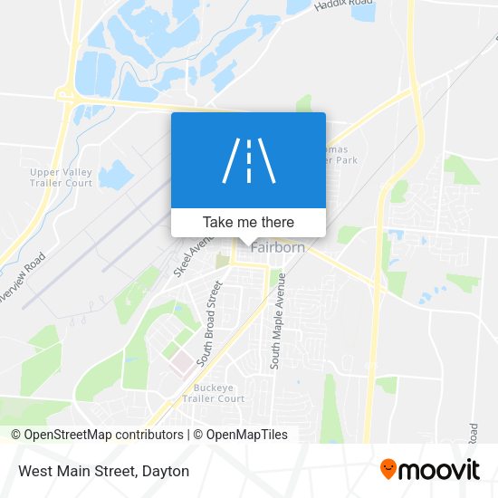 Mapa de West Main Street