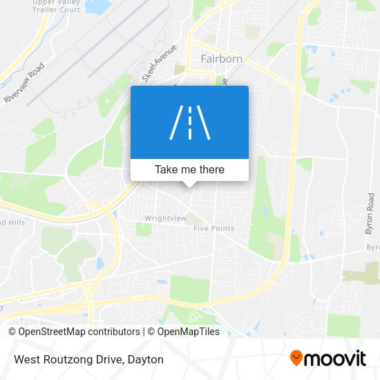 West Routzong Drive map