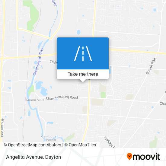 Mapa de Angelita Avenue