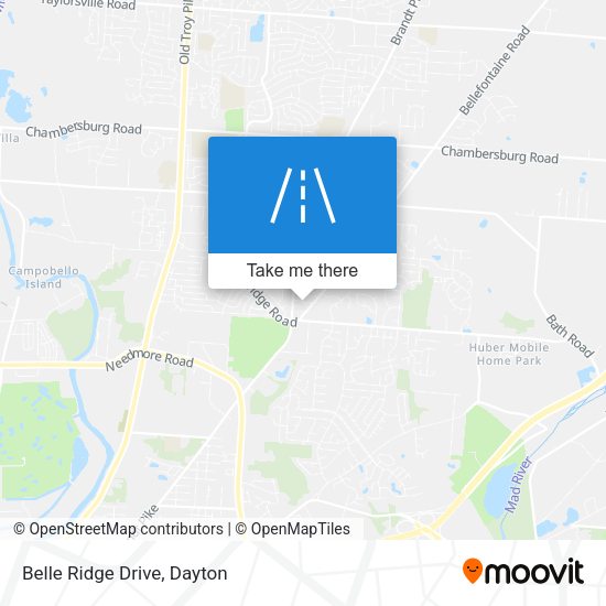 Mapa de Belle Ridge Drive