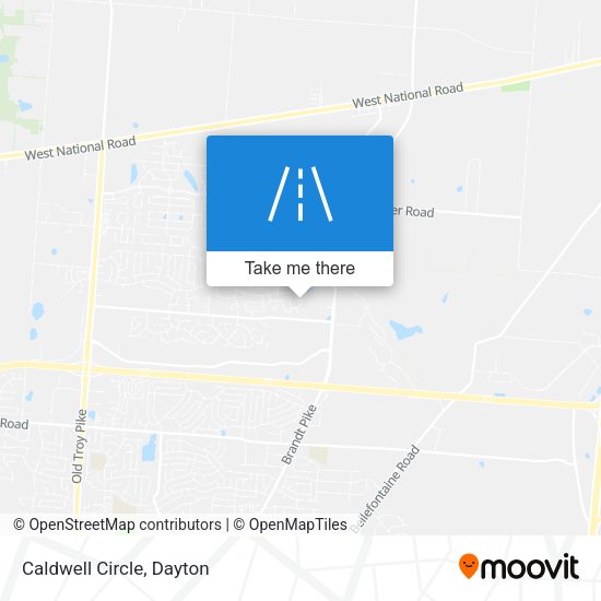 Mapa de Caldwell Circle