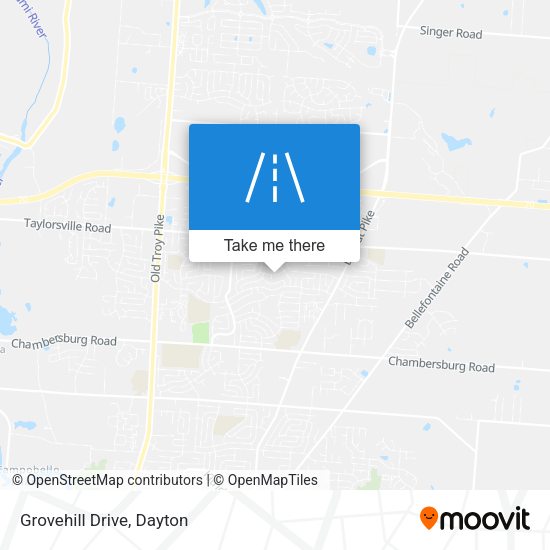 Grovehill Drive map