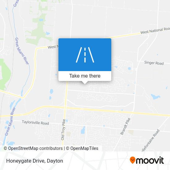 Mapa de Honeygate Drive