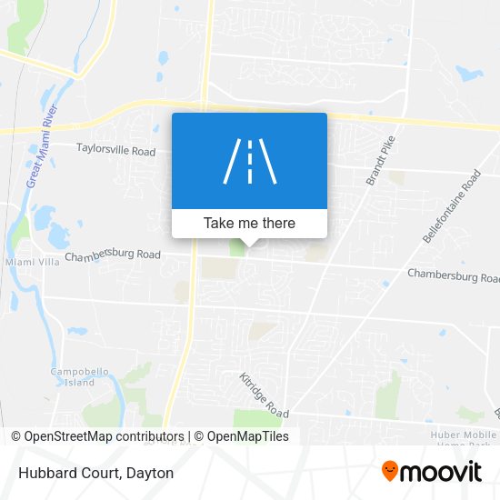 Mapa de Hubbard Court