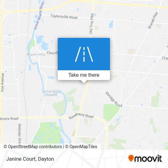 Mapa de Janine Court