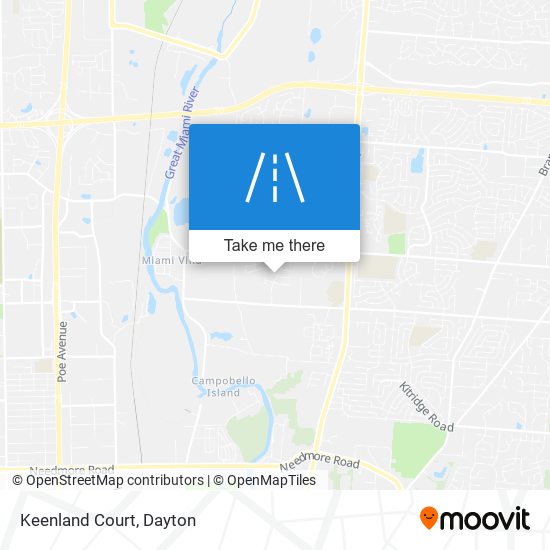 Keenland Court map