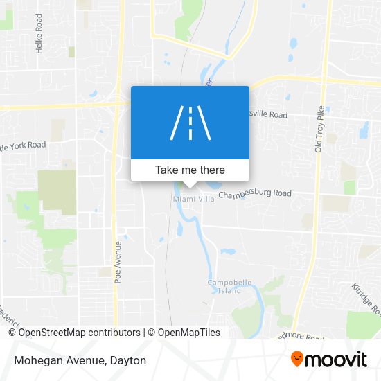 Mapa de Mohegan Avenue