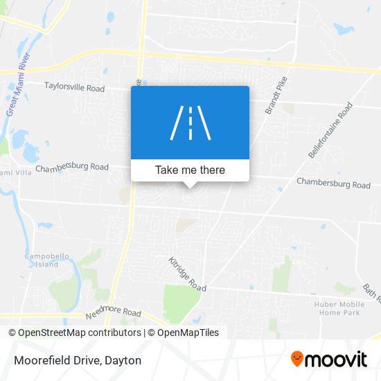 Moorefield Drive map