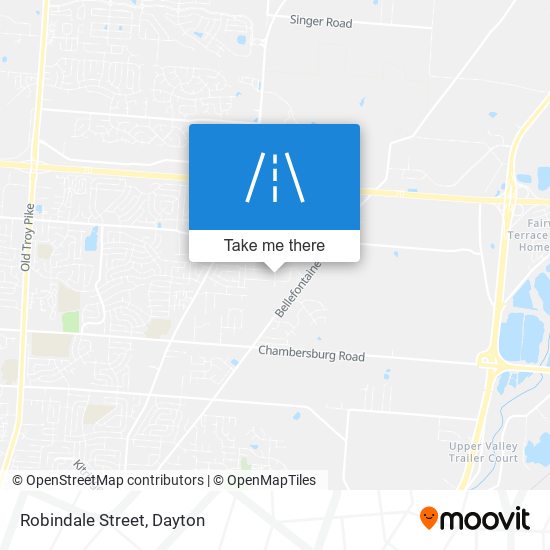 Robindale Street map