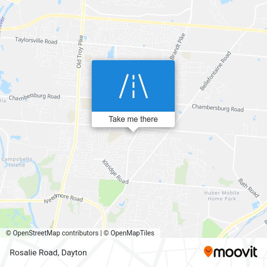 Mapa de Rosalie Road