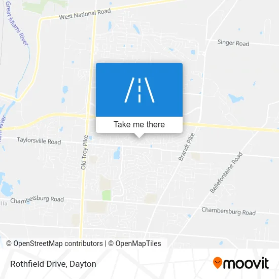 Rothfield Drive map