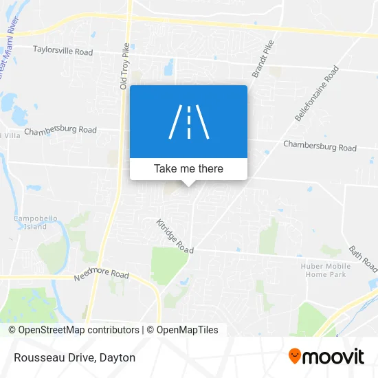 Rousseau Drive map
