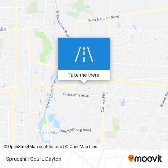 Mapa de Sprucehill Court