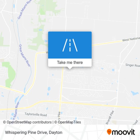 Whispering Pine Drive map