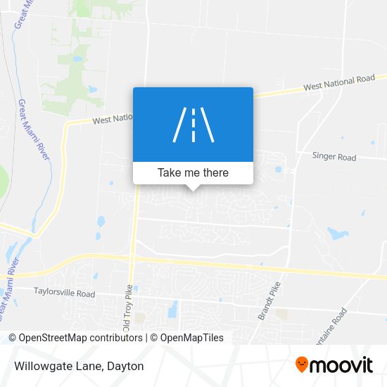 Mapa de Willowgate Lane
