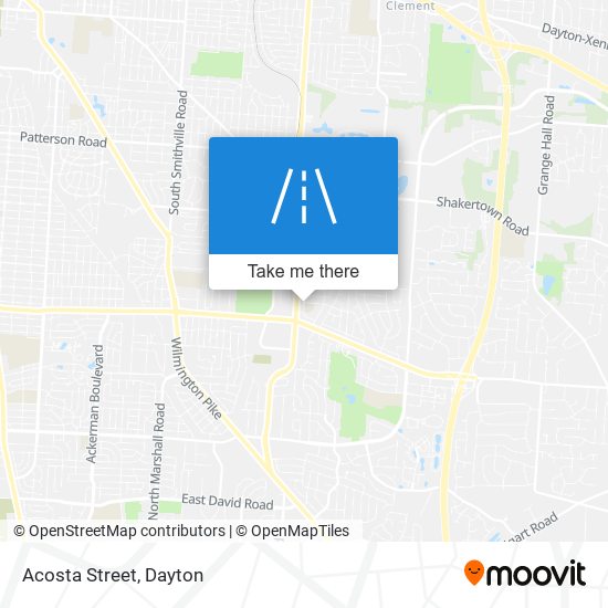 Acosta Street map